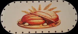 3D preglejkový poklop na chlebník oválny UV tlač 3mm - 30x13cm ( na knopku) typ12
