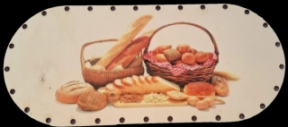 3D preglejkový poklop na chlebník oválny UV tlač 3mm - 27x10cm ( na knopku) typ13