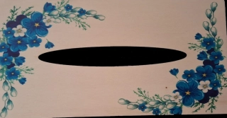 3D kapesníkovník bez dierok  UV tlač 3mm - 23,5x12cm - typ1