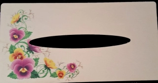 3D kapesníkovník bez dierok UV tlač 3mm - 23,5x12cm - typ4