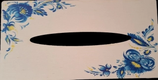 3D kapesníkovník bez dierok  UV tlač 3mm - 23,5x12cm - typ10