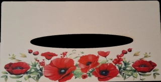 3D kapesníkovník bez dierok  UV tlač 3mm - 23,5x12cm - typ14