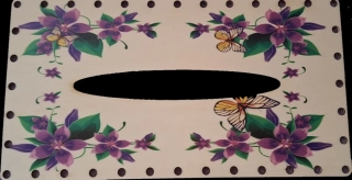 3D kapesníkovník s dierkami  UV tlač 3mm - 24,5x13cm - typ14