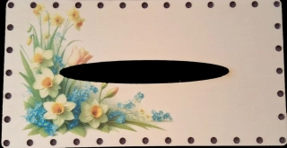 3D kapesníkovník s dierkami  UV tlač 3mm - 24,5x13cm - typ23