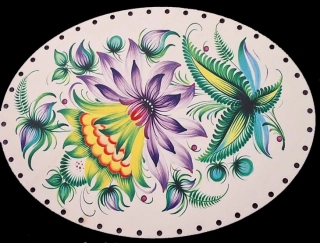 3D elipsa 23x17cm UV tlač - č.9