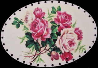 3D elipsa 23x17cm UV tlač - č.25