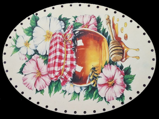 3D elipsa 27x19cm UV tlač - č.5