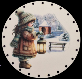 3D vintage 30cm UV tlač - č.85