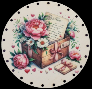 3D vintage 26cm UV tlač - č.79