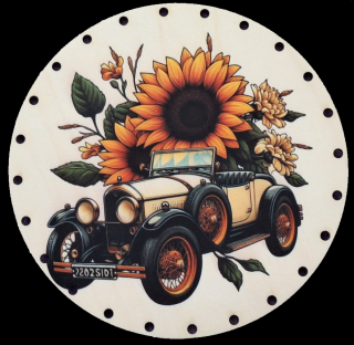 3D vintage 26cm UV tlač - č.82