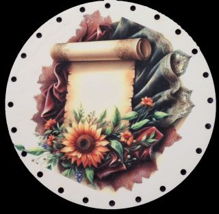 3D vintage 20cm UV tlač - č.81