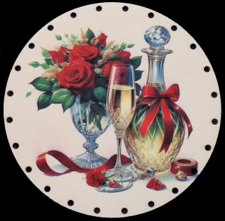 3D vintage 12cm UV tlač - č.80