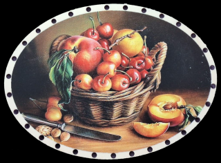 3D elipsa 33x25cm UV tlač - č.38