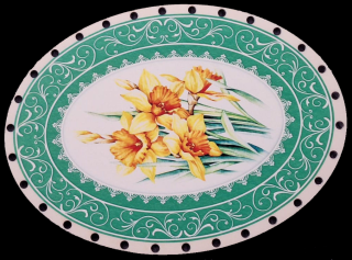 3D elipsa 33x25cm UV tlač - č.47