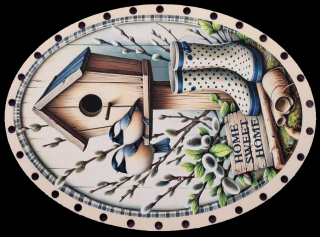 3D elipsa 33x25cm UV tlač - č.51