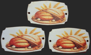 3D tabuľka s potlačou CHLIEB 5x3cm UV tlač - č.2