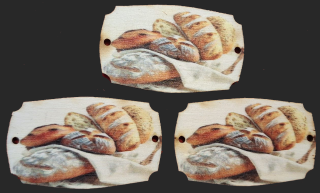 3D tabuľka s potlačou CHLIEB 5x3cm UV tlač - č.3