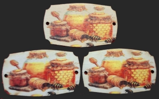 3D tabuľka s potlačou MED 5x3cm UV tlač