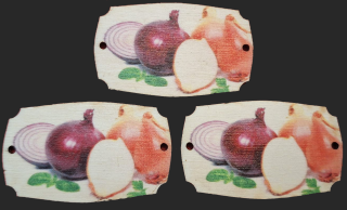 3D tabuľka s potlačou CIBUĽA 5x3cm UV tlač
